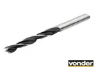 Broca 3 Pontas 04,0mm para Madeira Vonder