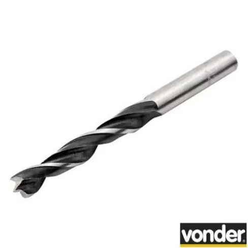 Broca 3 Pontas 04,0mm para Madeira Vonder