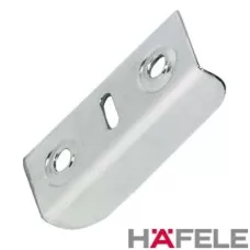 Contra Chapa 33mm x 9mm Para Fechadura Lisa Hafele