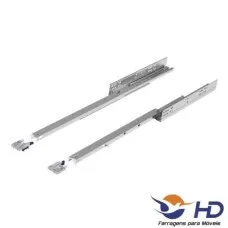 Corrediça Invisivel 350mm com Amortecedor Soft Close HD Ferragens