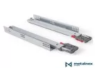Corrediça Invisivel 550mm com Amortecedor Soft Close Metalnox