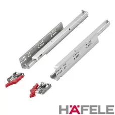 Corrediça Invisível Push Open (Fecho Toque) 450mm GT230 PUSH Hafele