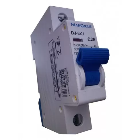 DISJUNTOR MARGIRIUS 16A 3K1 UNIPOLAR