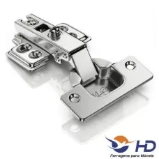 Dobradiça Reta Comum HD Ferragens
