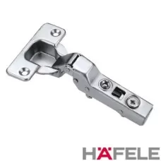 Dobradiça com Amortecedor Curva Inox Metalla Clip com Calço com 2 unidades Hafele