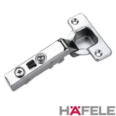 Dobradiça com Amortecedor Reta Metalla Clip sem Calço Hafele