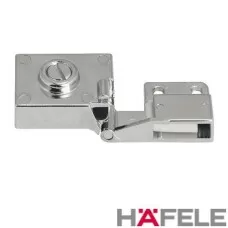 Dobradiça para Porta de Vidro 170º Cromado Hafele