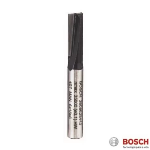 Fresa Paralela Dupla 8,0mm x 19,6mm Para Tupia Manual Bosch