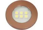 LUMINARIA NUZE 3000K CIRCULAR COBRE