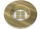 LUMINARIA NUZE 3000K CIRCULAR OURO