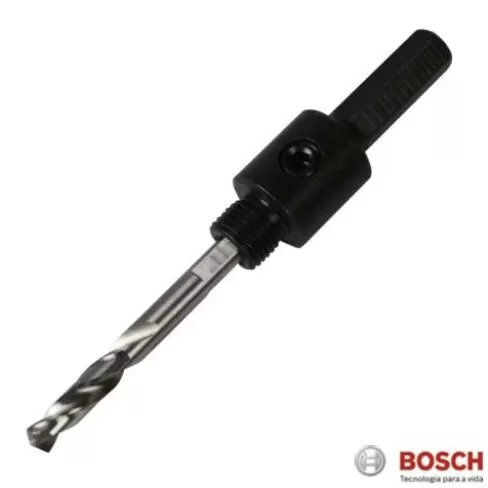 Mandril para Serra Copo SW8 14 a 30mm Encaixe Hexagonal Bosch