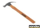Martelo Unha 20mm Polido Cabo de Madeira Vonder Martelo Unha 20mm Polido Cabo de Madeira Vonder