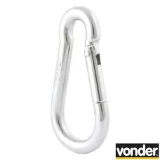 Mosquetão com Trava 4,0mm x 40mm c/ 2 Unidades Vonder