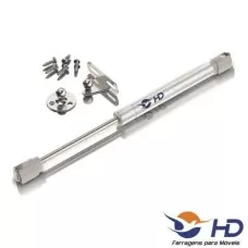 Pistão a Gas 150N Cinza HD Ferragens Pistão a Gas 150N Cinza HD Ferragens