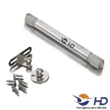 Pistão a Gas Inverso 80N Cinza HD Ferragens Pistão a Gas Inverso 80N Cinza HD Ferragens