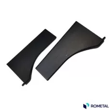 Ponteira Facetato RM-183 Acabamento Preto 15mm Rometal