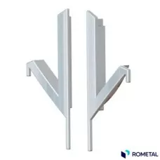 Ponteira RM-213 45º Acabamento Anodizado 15mm Rometal