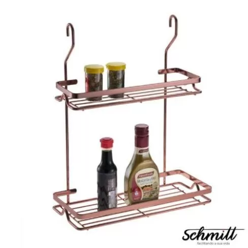 Porta Condimento Duplo Cobre 330mm x 422mm x 148mm Cobre Schmitt