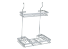 Porta Pratos com Bandeija Inox Cromado 330mm x 450mm x 183mm Schmitt