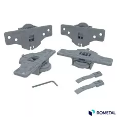 Rodizio RO-27 TS Sistema para Porta de Correr até 30kg 01 Porta Rometal