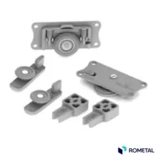 Rodizio RO-47 Sistema para Porta de Correr até 50kg 01 Porta Rometal