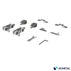 Rodizio RO-82 Básico Sistema para Porta de Correr até 80kg 01 Porta Rometal