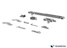 Rodizio RO-82 Standard Pesado Sistema para Porta de Correr 80kg até 100kg com Amortecedor 01 Porta Rometal