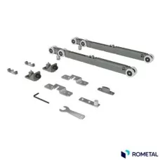 Rodizio RO-82 TOP Metal Sistema para Porta de Correr 40kg até 80kg com Amortecedor 01 Porta Rometal