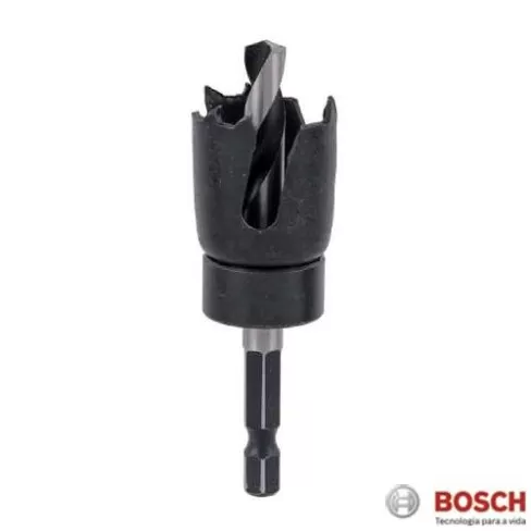 Serra Copo Multi Videa para Madeira 25mm com Haste e Broca Guia Carbon Madeira Bosh