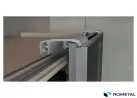 Sistema de Porta de Correr Dominus Invertido com Amortecedor para 3 Portas 50kg a 80kg