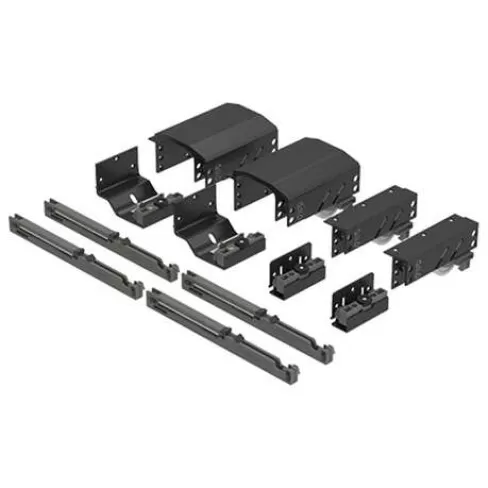 Sistema de Porta de Correr Dominus com Amortecedor para 2 Portas 20kg a 50kg
