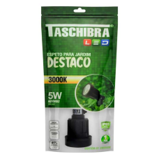 SPOT TASCHIBRA LED EMBUTIDO MR16 5W 3000K QUADRADO