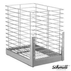 Tulha Deslizante com Blindagem Cromada 325mm x 455mm x 470mm Schmitt