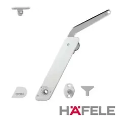 Articulador para Portas Branco Free Flap H 1.5 Modelo A Leve Hafele