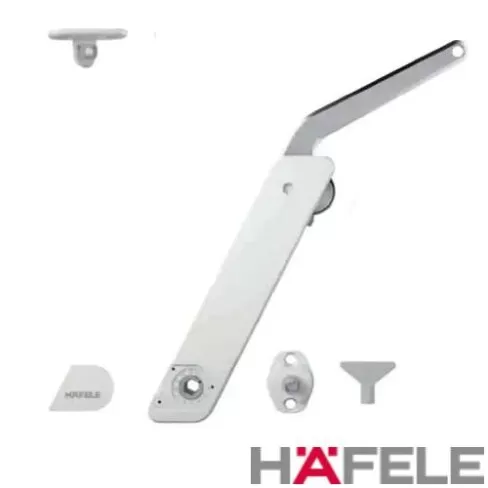 Articulador para Portas Branco Free Flap H 1.5 Modelo D Forte Hafele
