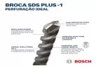 BROCA BOSCH SDS PLUS S1 10X160MMBroca Videa Encaixe SDS Plus S1 10mm x 160mm Bosch