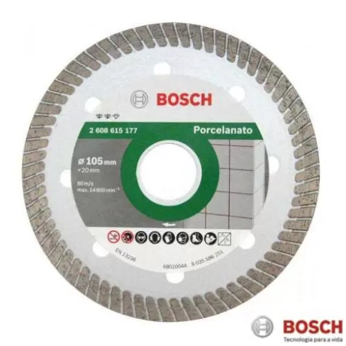Disco Diamantado 105mm Ultrafino para Porcelanato Bosch