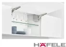 Kit Articulador para Portas Branco Free Flap 1.7 Modelo B Hafele