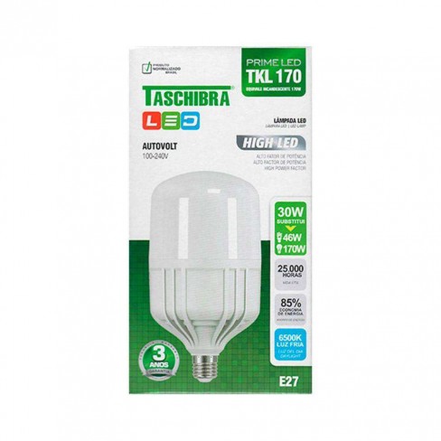 LAMPADA TASCHIBRA LED HIGH TKL170 6500K