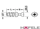 Parafuso de Conexão Variofix Rafix M20 Hafele